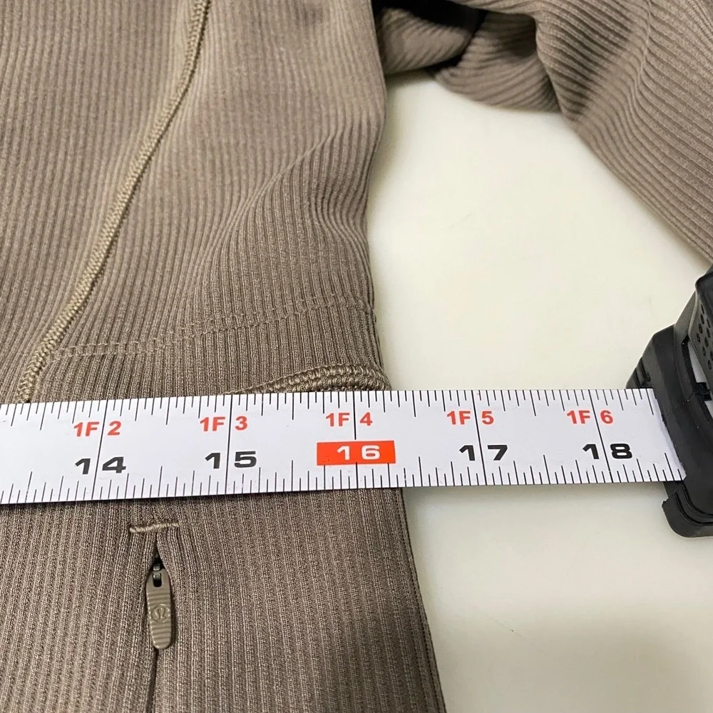 Lululemon Womens Ribbed Softstreme Long Sleeve Romper 4 Green Athleisure Comfy - Picture 11 of 13